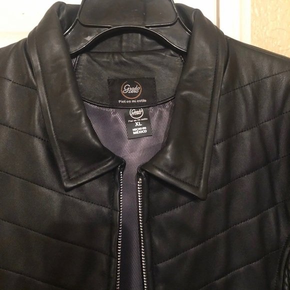 Imported leather jacket-real leather - Picture 2 of 5